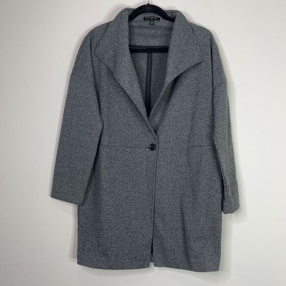 Banana Republic 2022 Oversized Side Pockets Cocoon Trench Coat Women's Size XS - Picture 1 of 9